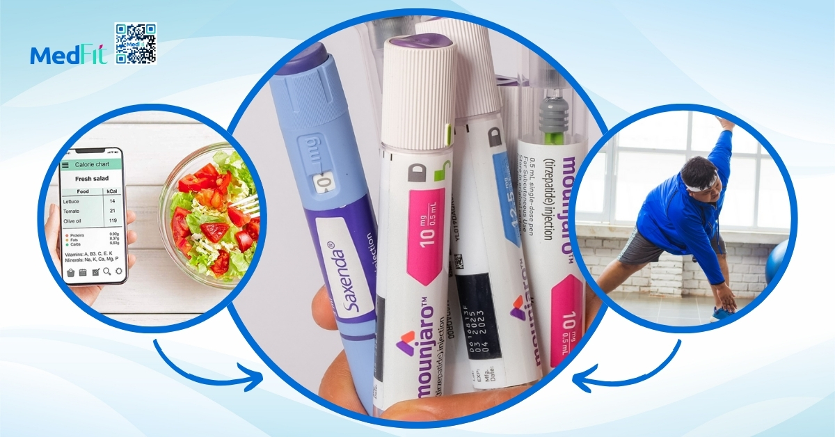 Có nên giảm cân bằng thuốc GLP-1? 7 kết hợp thuốc với chế độ sinh hoạt lành mạnh để đạt hiệu quả tối ưu