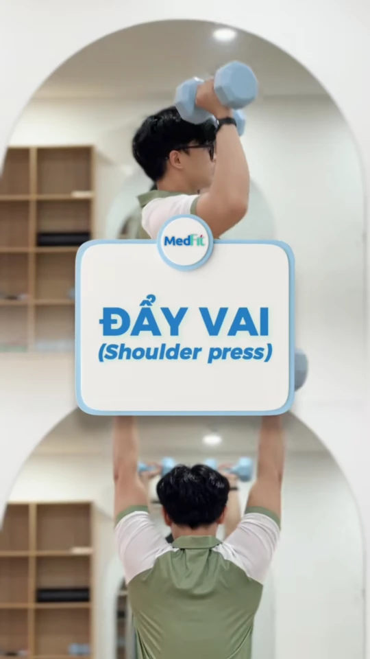 Clip vận động MedFit đẩy vai