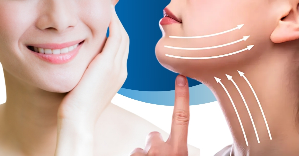 Người muốn căn chỉnh các đường nét trên khuôn mặt