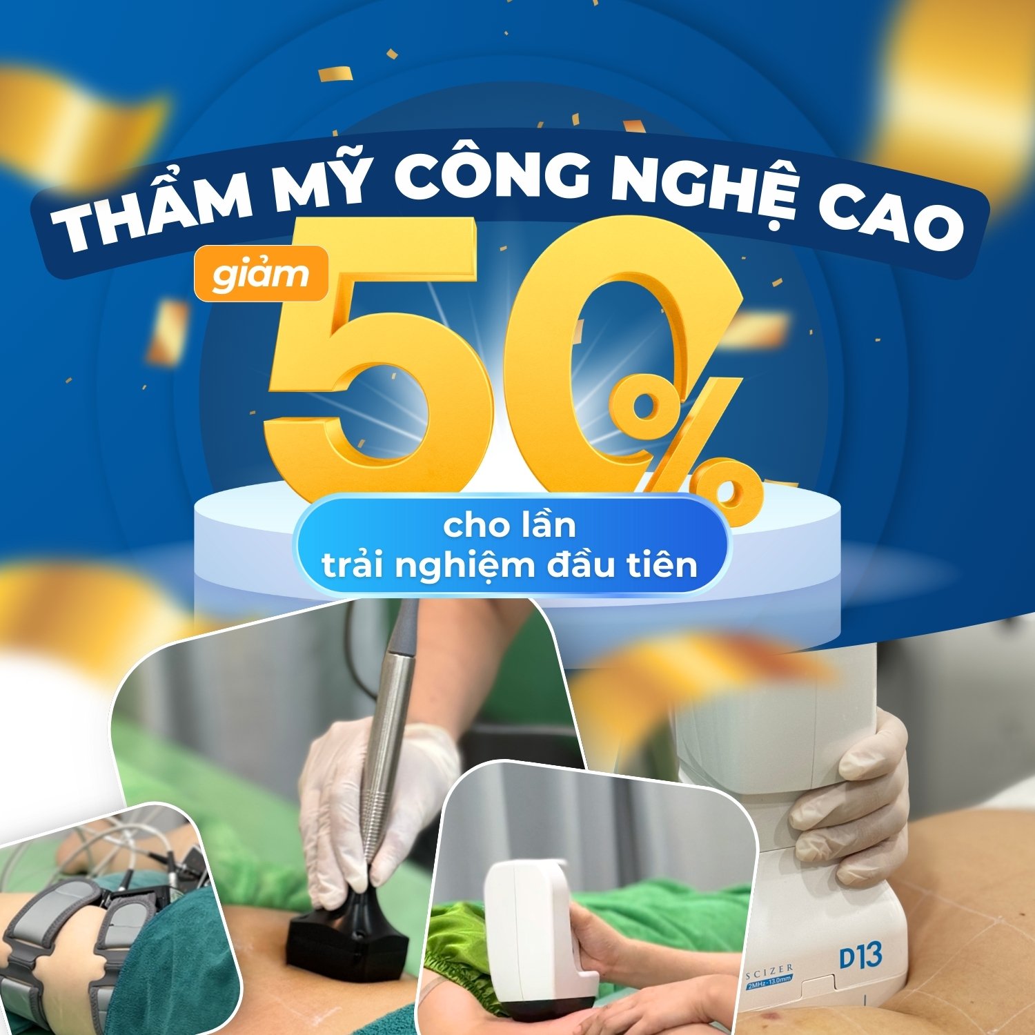 Banner giảm 50% thẩm mỹ công nghệ cao - Mobile Banner giảm 50% thẩm mỹ công nghệ cao - Mobile