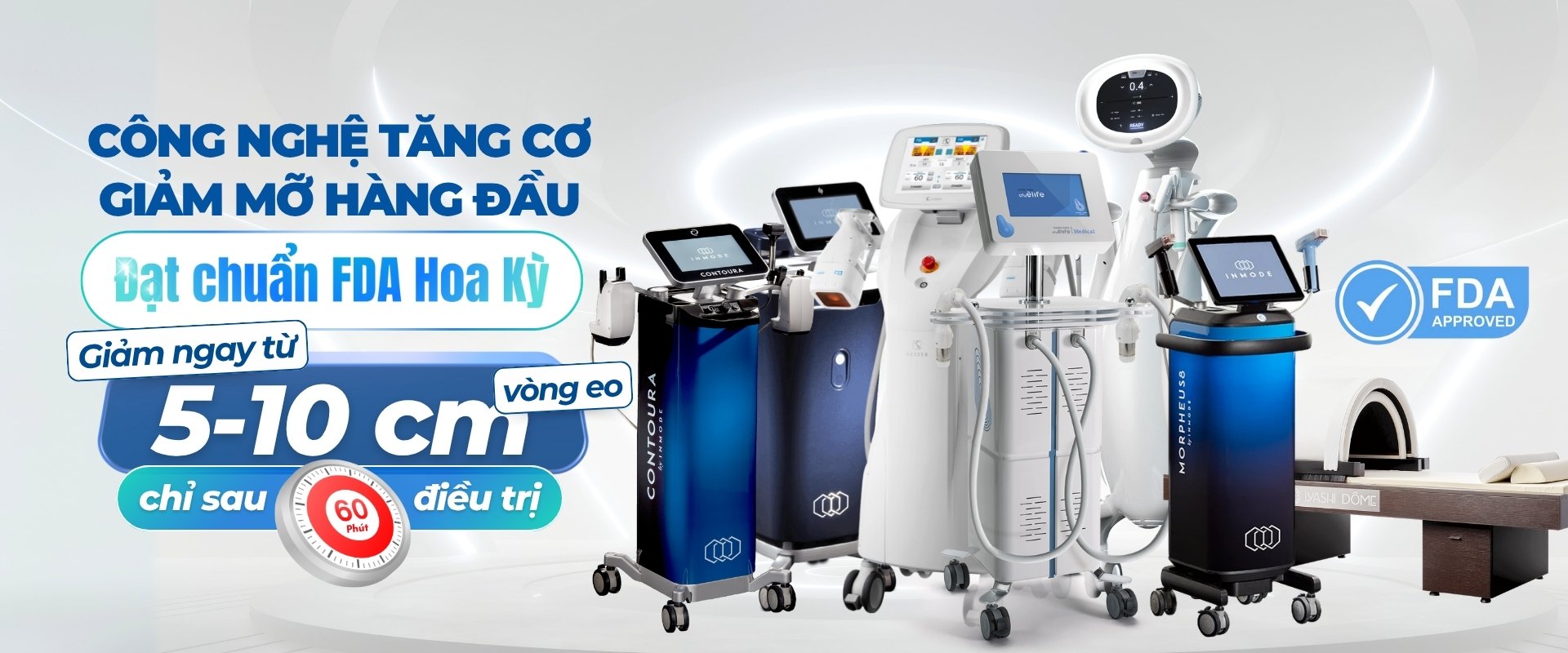 Banner Công nghệ tăng cơ giảm mỡ hàng đầu chuẩn FDA Hoa Kỳ MedFit