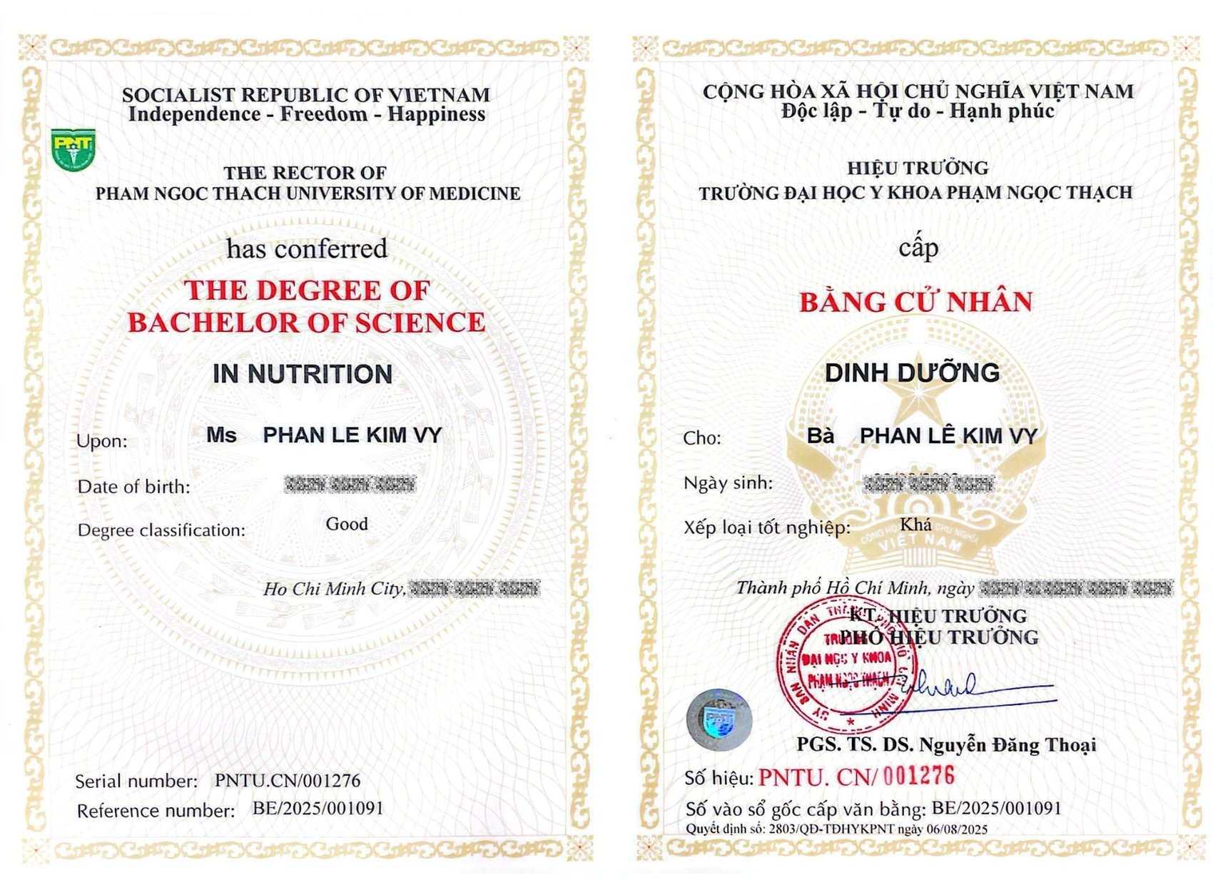 Đội ngũ chuyên gia dinh dưỡng 1