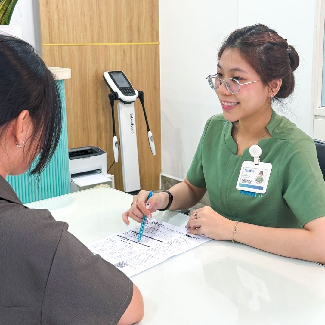 Bước 4 - Xét nghiệm và tư vấn dinh dưỡng