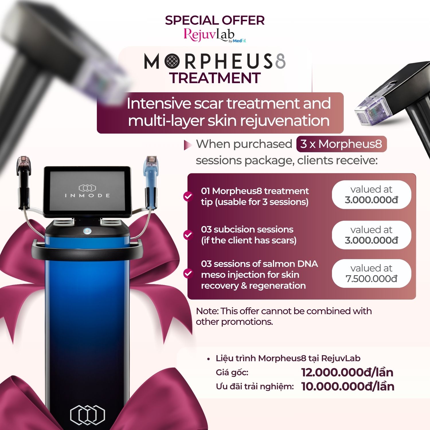 Banner ưu đãi liệu trình Morpheus - Mobile Home 12