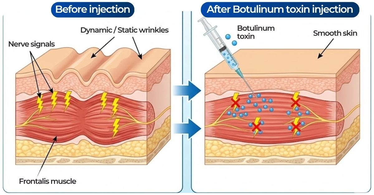 Cơ chế hoạt động Botulinum toxin - Tiếng anh